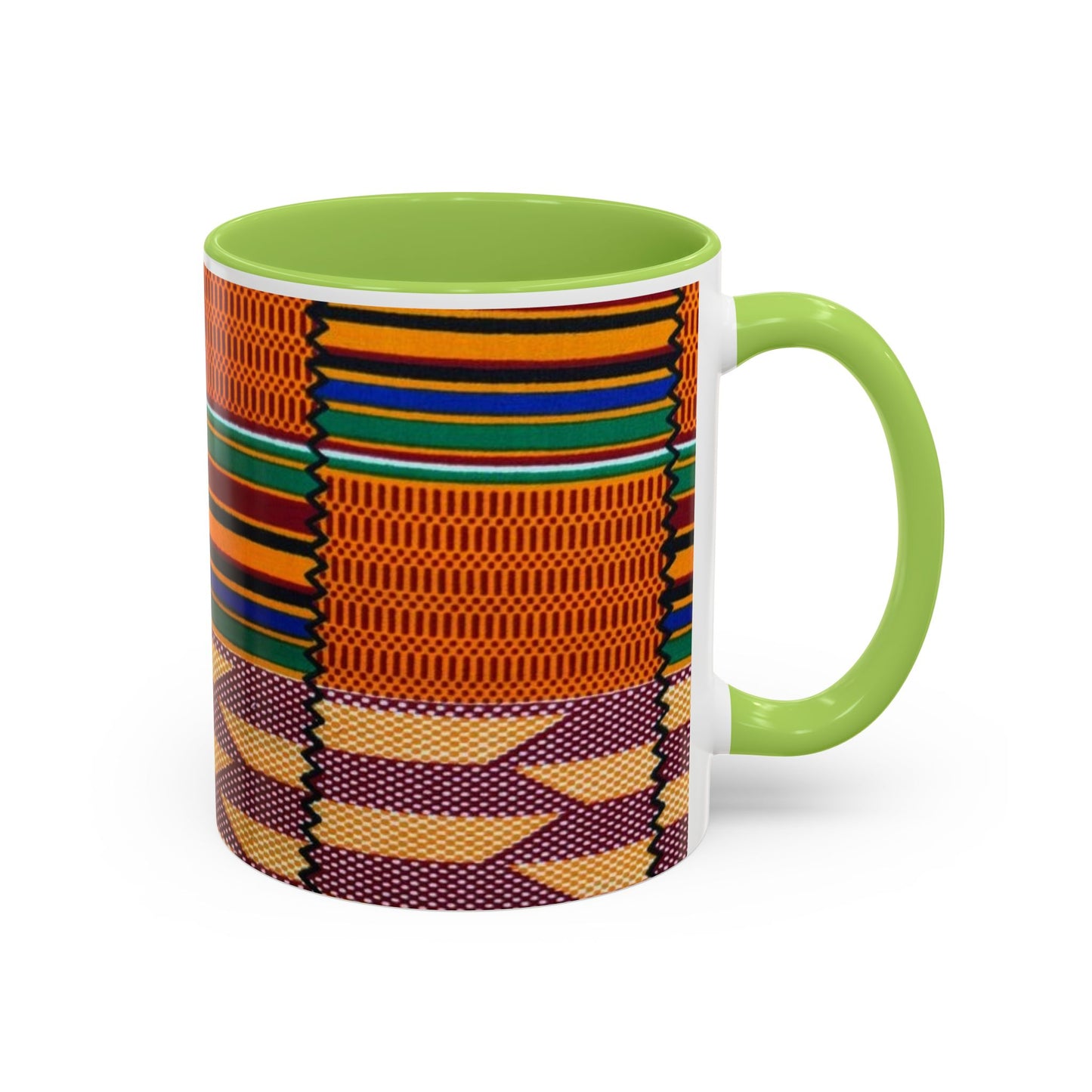 Kente Afro Art - Accent Coffee Mug