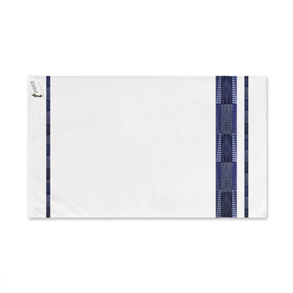 Souza- Eco-Friendly Afro Art Hand Towel (White)