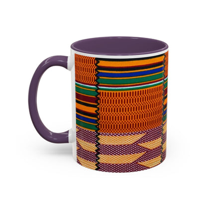 Kente Afro Art - Accent Coffee Mug