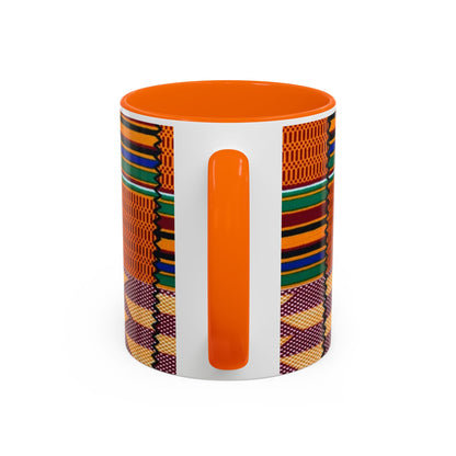 Kente Afro Art - Accent Coffee Mug