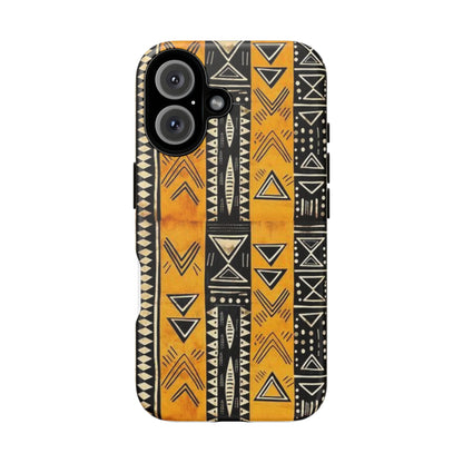 Copy of Afro Patterned Phone Case, Tough Cases for Protection, Gift for Tech Lovers, Trendy Mobile Cover, Customizable Phone Accessories (Beige)