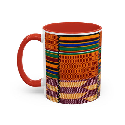 Kente Afro Art - Accent Coffee Mug
