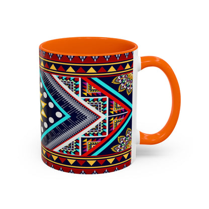 Messa Afro Art - Accent Coffee Mug