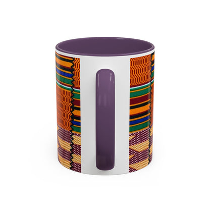 Kente Afro Art - Accent Coffee Mug