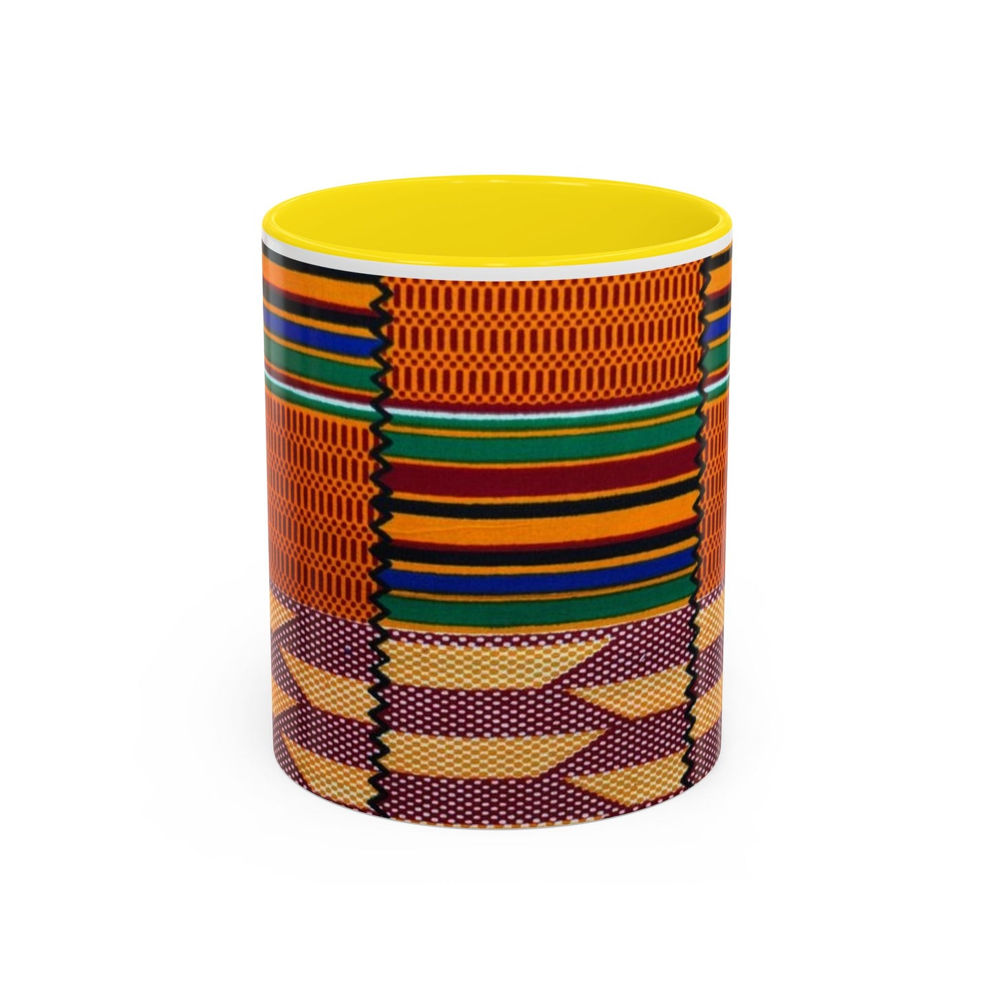 Kente Afro Art - Accent Coffee Mug