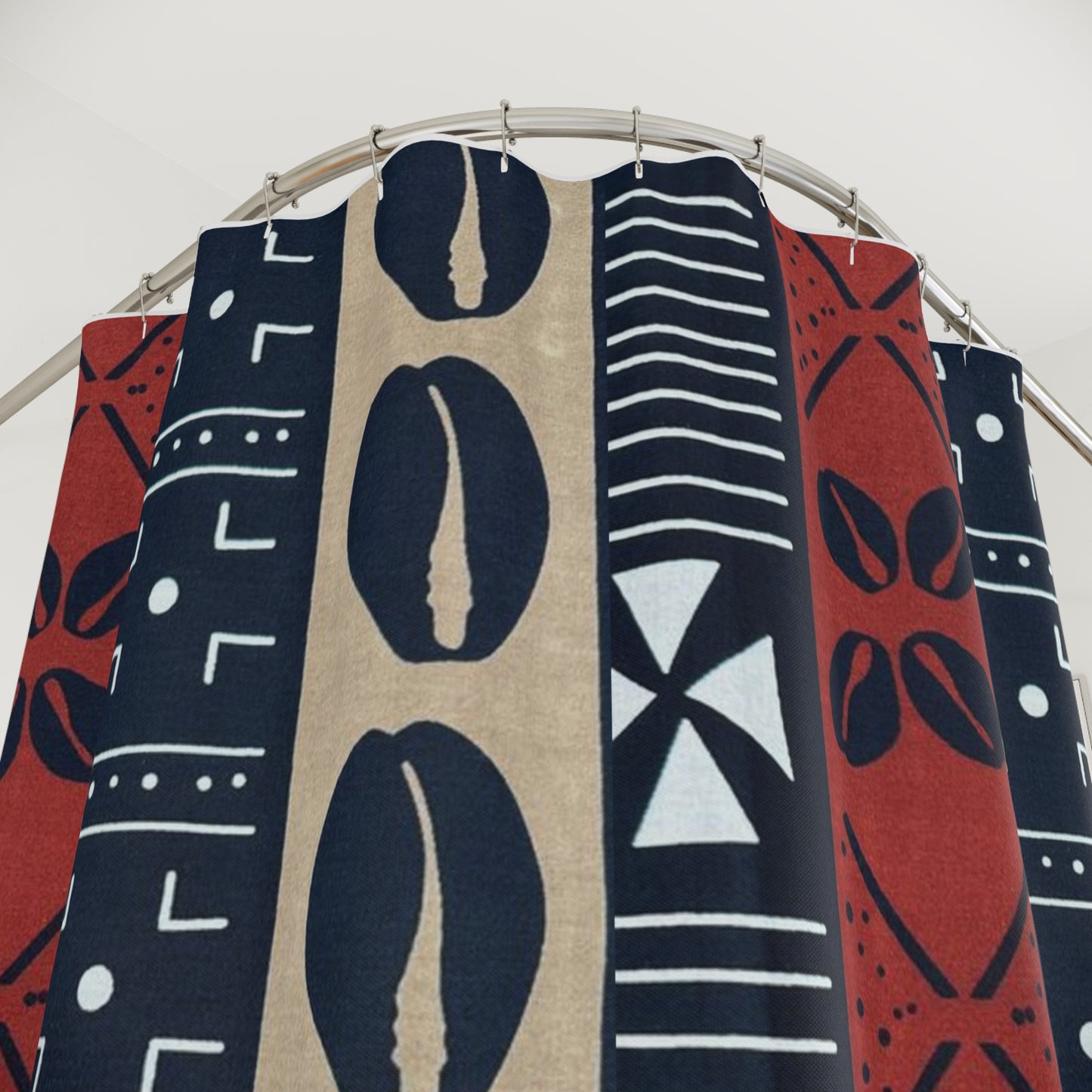 Ongola - Shower Curtain - Ethnic Pattern, Bathroom Decor, Modern Home