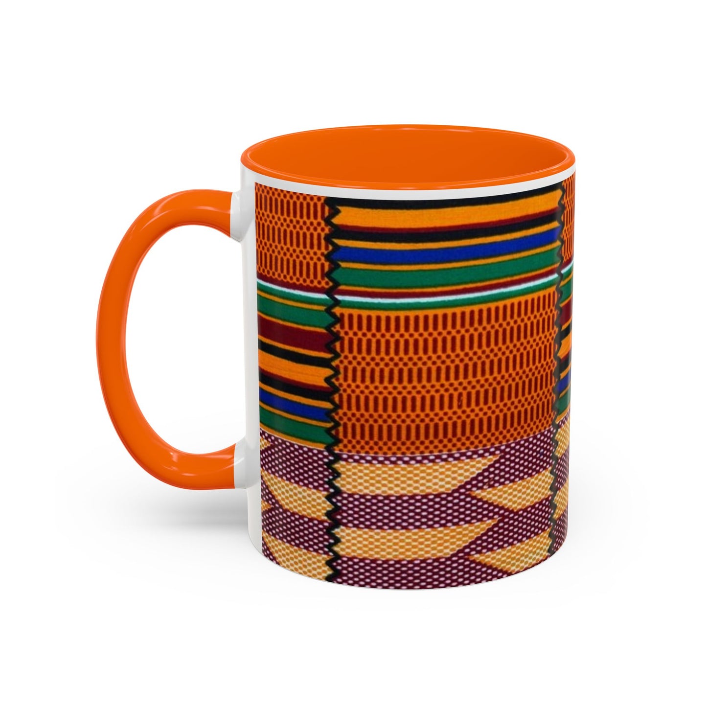 Kente Afro Art - Accent Coffee Mug