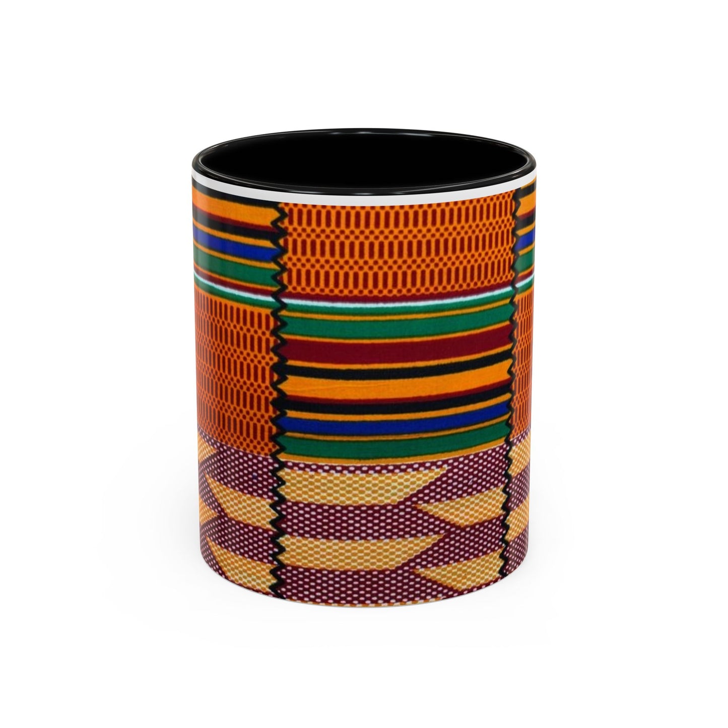 Kente Afro Art - Accent Coffee Mug