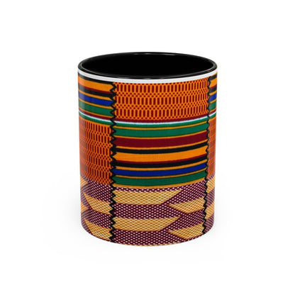 Kente Afro Art - Accent Coffee Mug