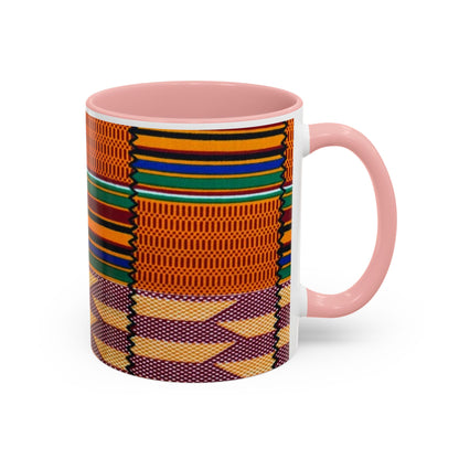 Kente Afro Art - Accent Coffee Mug