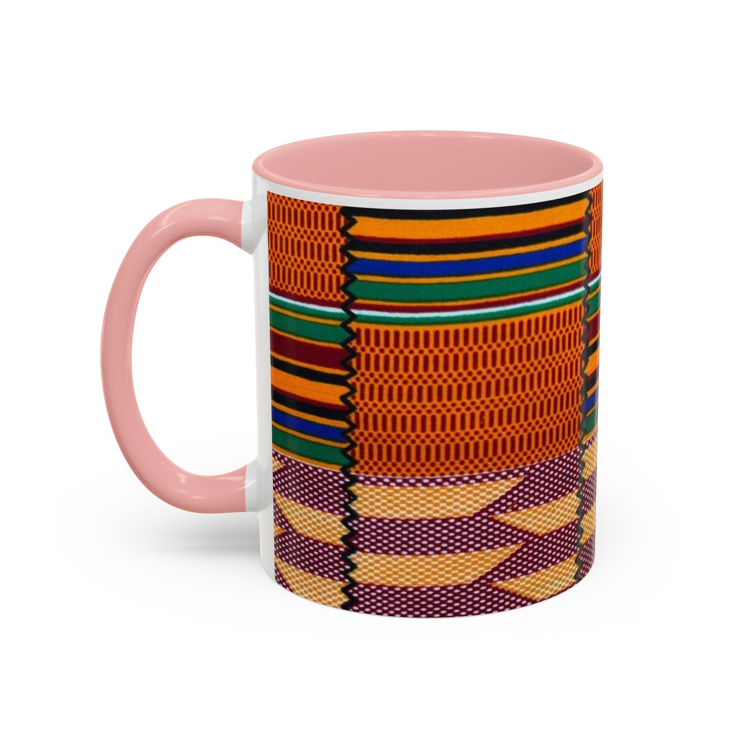 Kente Afro Art - Accent Coffee Mug