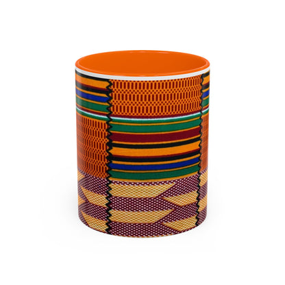 Kente Afro Art - Accent Coffee Mug