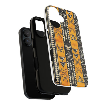 Copy of Afro Patterned Phone Case, Tough Cases for Protection, Gift for Tech Lovers, Trendy Mobile Cover, Customizable Phone Accessories (Beige)