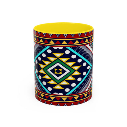 Messa Afro Art - Accent Coffee Mug