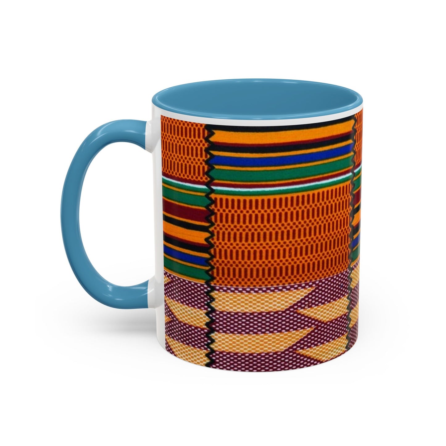 Kente Afro Art - Accent Coffee Mug