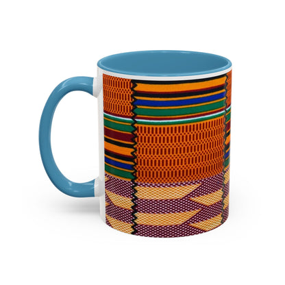 Kente Afro Art - Accent Coffee Mug