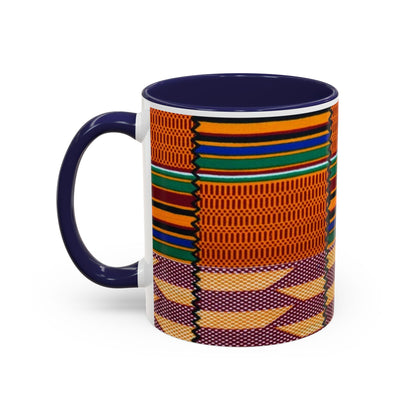 Kente Afro Art - Accent Coffee Mug