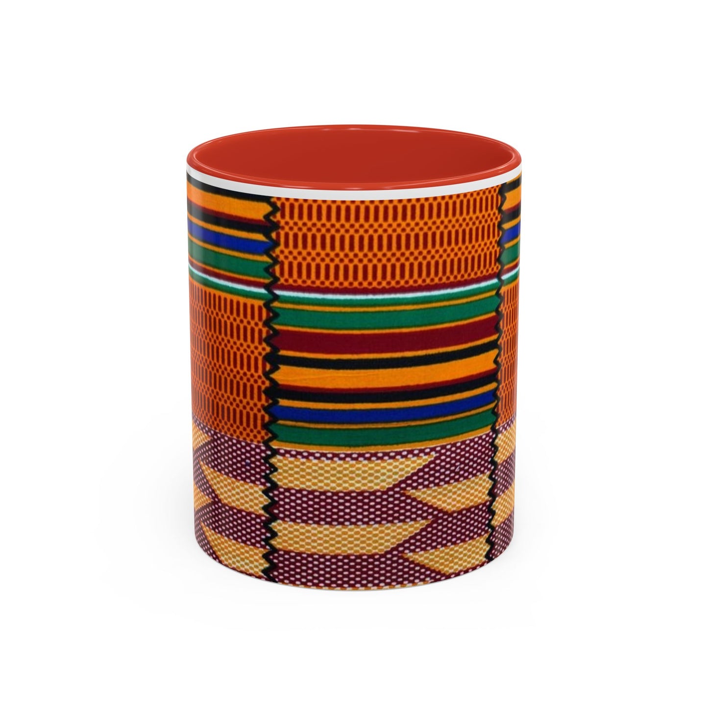 Kente Afro Art - Accent Coffee Mug