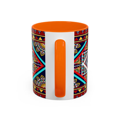 Messa Afro Art - Accent Coffee Mug