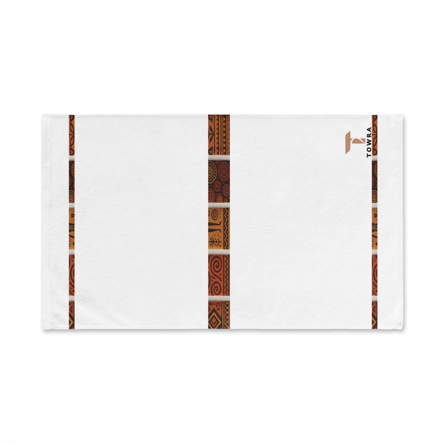Mouko - Eco-Friendly Afro Art Hand Towel (White)