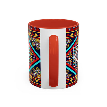 Messa Afro Art - Accent Coffee Mug