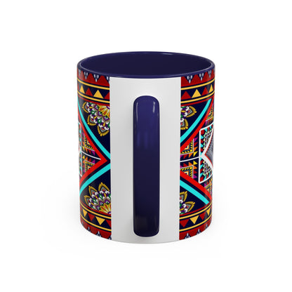 Messa Afro Art - Accent Coffee Mug