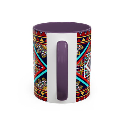 Messa Afro Art - Accent Coffee Mug
