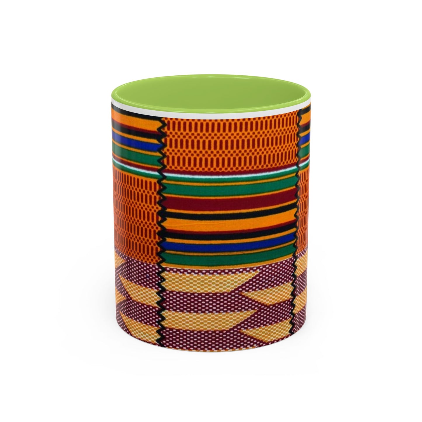 Kente Afro Art - Accent Coffee Mug