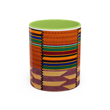Kente Afro Art - Accent Coffee Mug