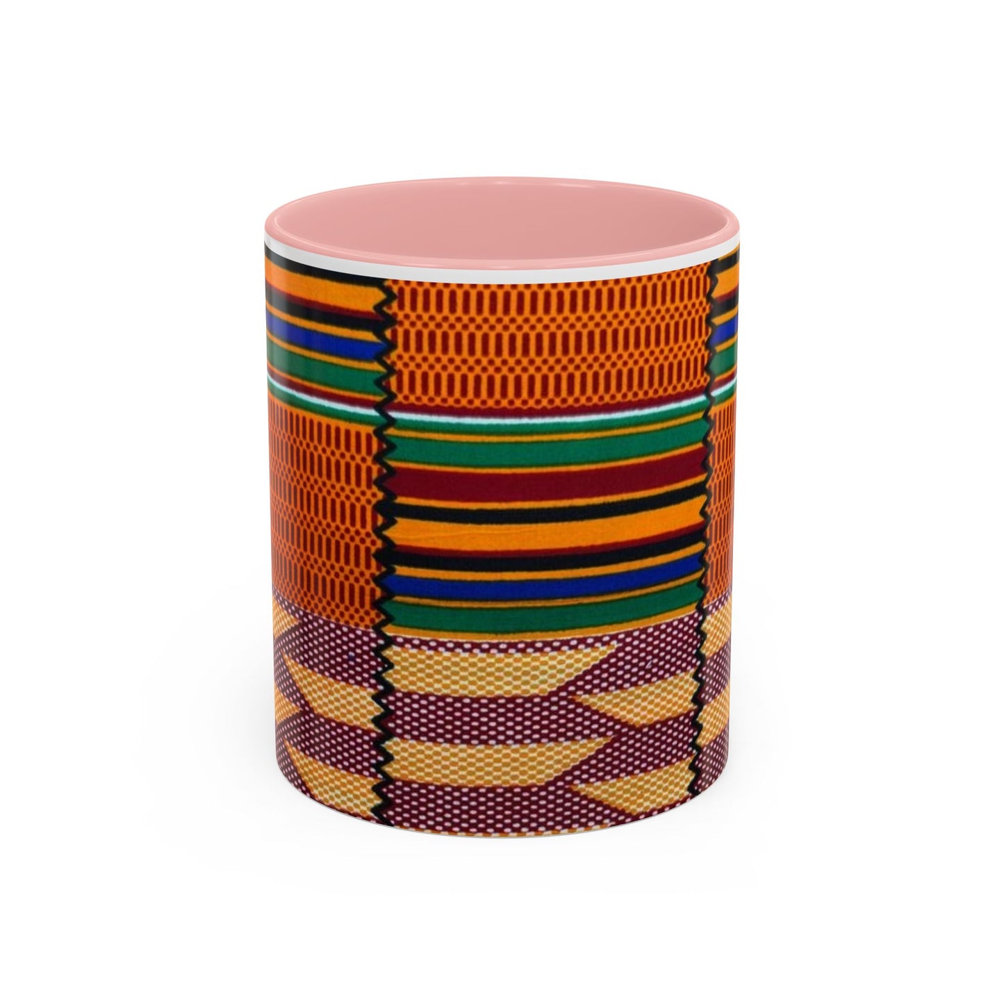 Kente Afro Art - Accent Coffee Mug