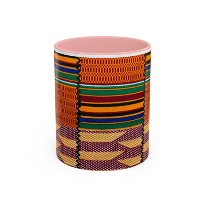 Kente Afro Art - Accent Coffee Mug