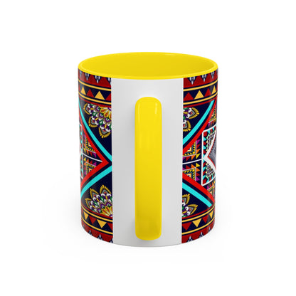 Messa Afro Art - Accent Coffee Mug