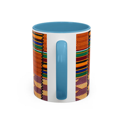 Kente Afro Art - Accent Coffee Mug