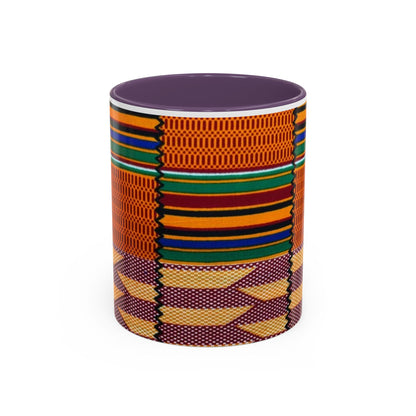 Kente Afro Art - Accent Coffee Mug