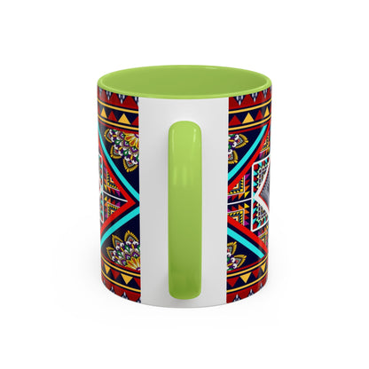 Messa Afro Art - Accent Coffee Mug