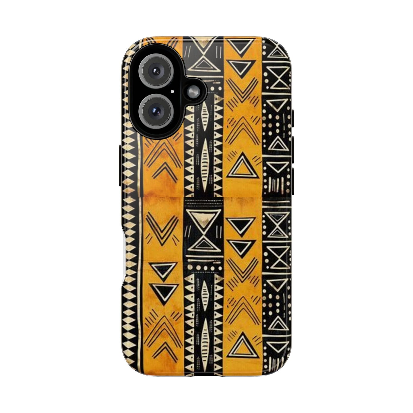 Copy of Afro Patterned Phone Case, Tough Cases for Protection, Gift for Tech Lovers, Trendy Mobile Cover, Customizable Phone Accessories (Beige)