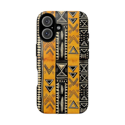 Copy of Afro Patterned Phone Case, Tough Cases for Protection, Gift for Tech Lovers, Trendy Mobile Cover, Customizable Phone Accessories (Beige)