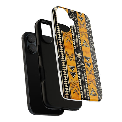 Copy of Afro Patterned Phone Case, Tough Cases for Protection, Gift for Tech Lovers, Trendy Mobile Cover, Customizable Phone Accessories (Beige)