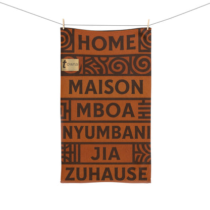 Mouko - Eco-Friendly Afro Art Hand Towel (Home)
