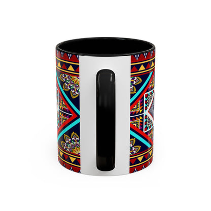 Messa Afro Art - Accent Coffee Mug