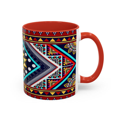Messa Afro Art - Accent Coffee Mug
