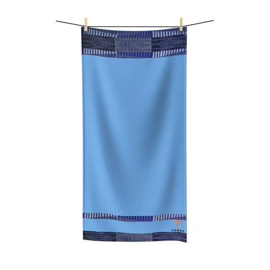 Souza -Eco-Friendly Afro Art Bath/Spa Towel (Blue)