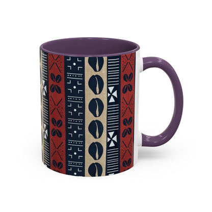 Ongola Afro Art - Accent Coffee Mug