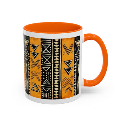 Savana Afro Art - Accent Coffee Mug