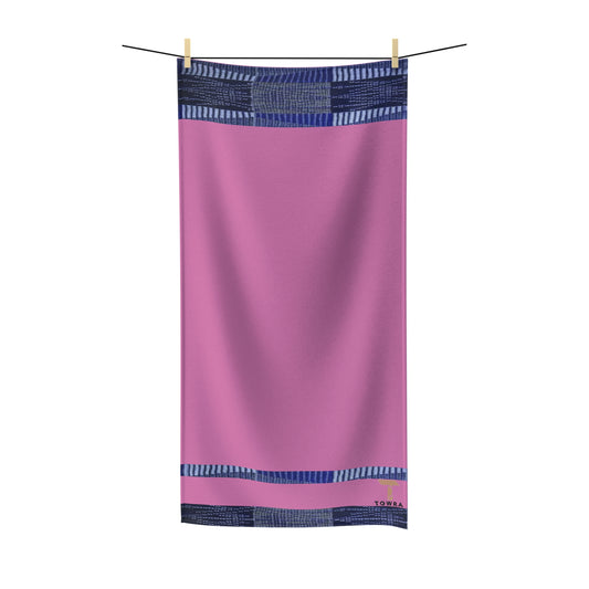 Souza -Eco-Friendly Afro Art Bath/Spa Towel (Pink)